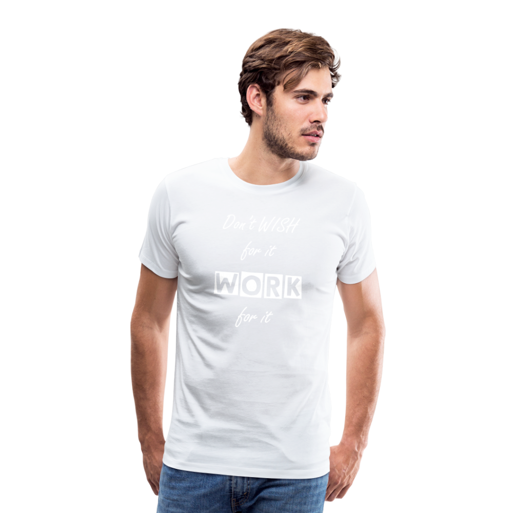 Männer Premium T-Shirt - weiß