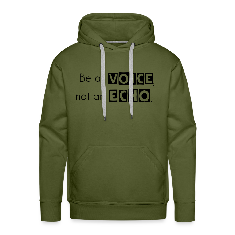 Männer Kontrast-T-Shirt - Olivgrün