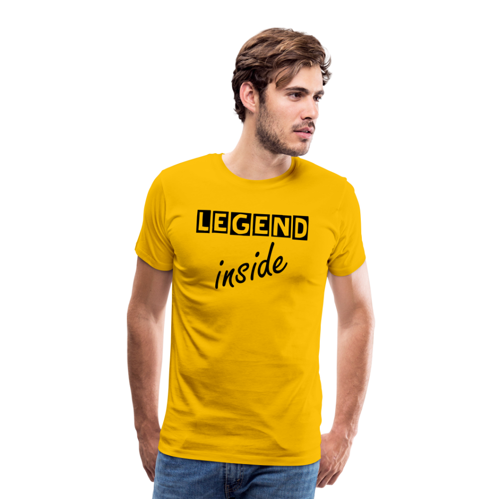 Männer Premium T-Shirt - Sonnengelb