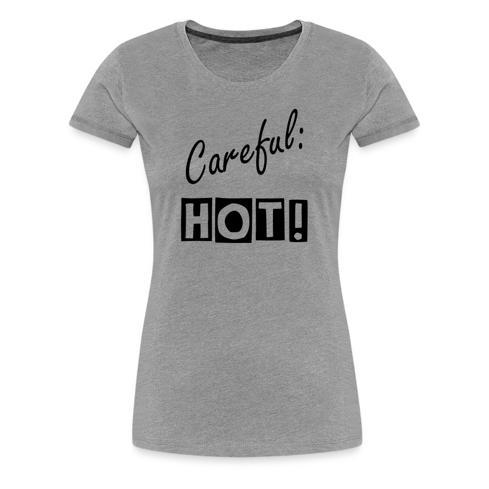 Frauen Premium T-Shirt - Grau meliert