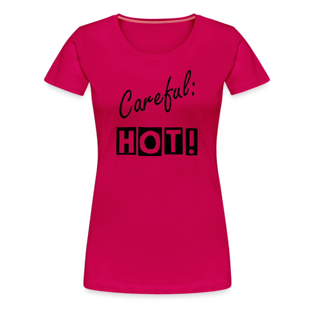 Frauen Premium T-Shirt - dunkles Pink