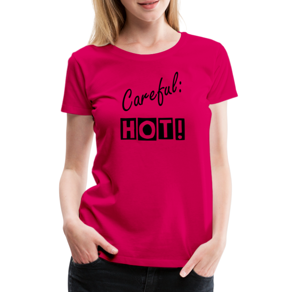 Frauen Premium T-Shirt - dunkles Pink