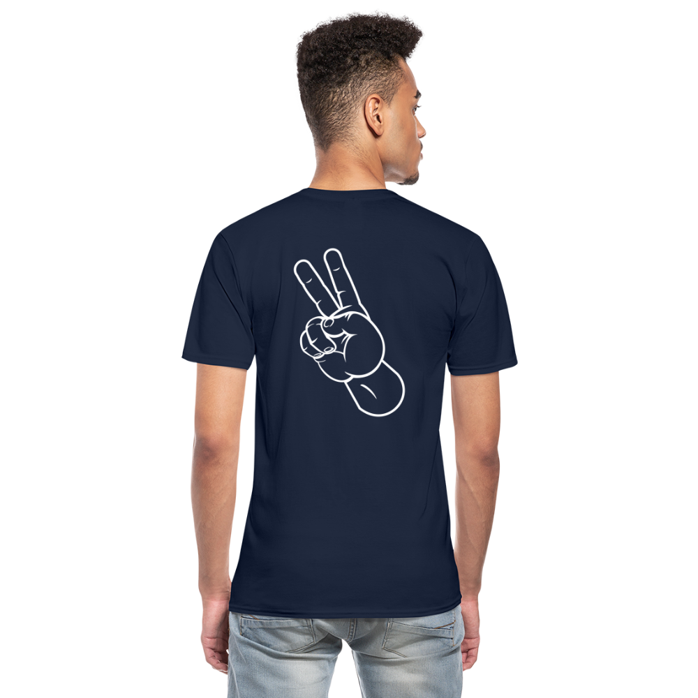 Klassisches Männer-T-Shirt mit V-Ausschnitt - Navy