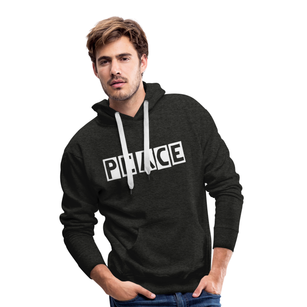 PEACE - Männer Premium Hoodie - Anthrazit