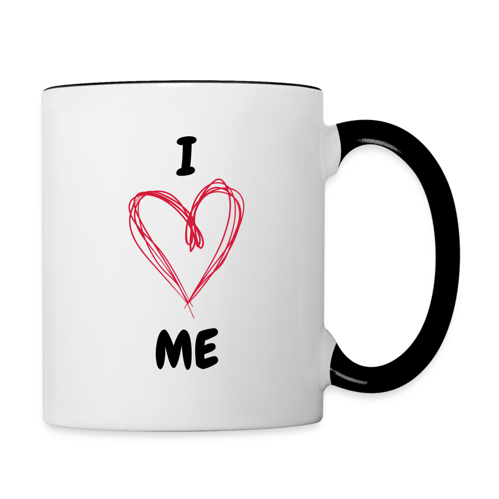 LOVE - Tasse - Weiß/Schwarz