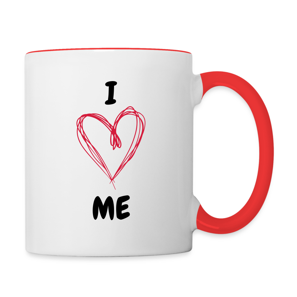 LOVE - Tasse - Weiß/Rot