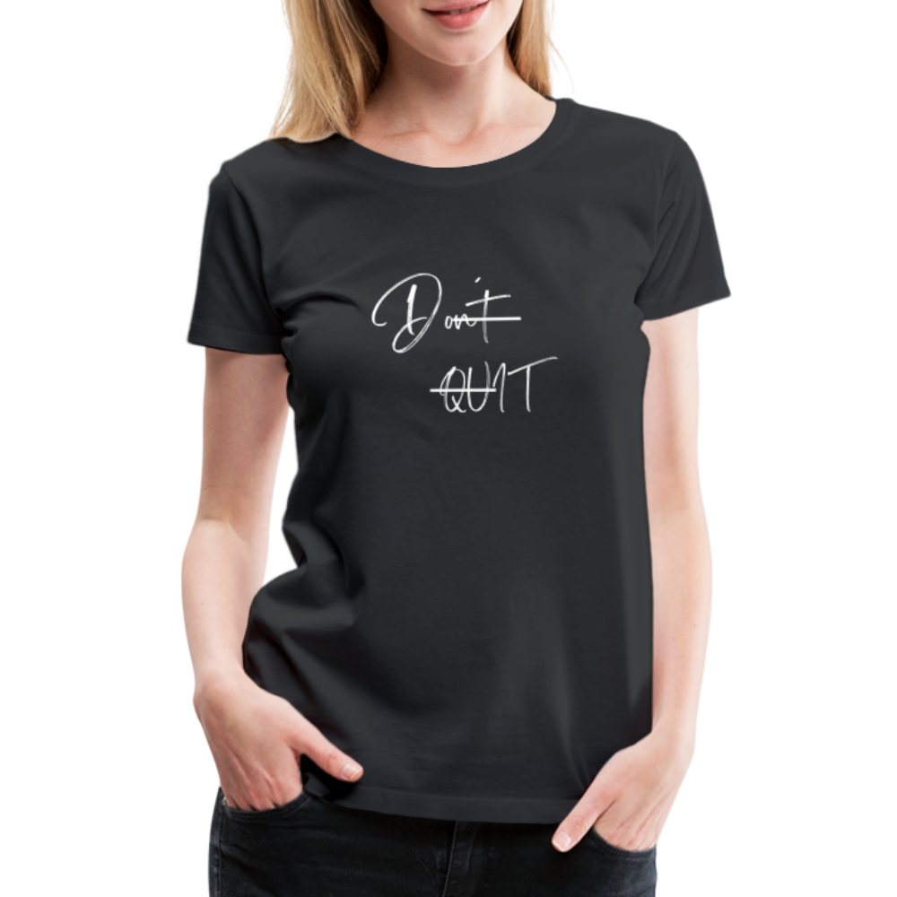 Frauen Premium T-Shirt - Schwarz