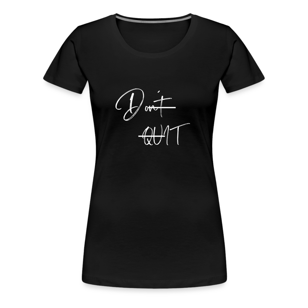 Frauen Premium T-Shirt - Schwarz