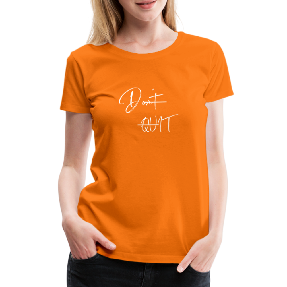 Frauen Premium T-Shirt - Orange