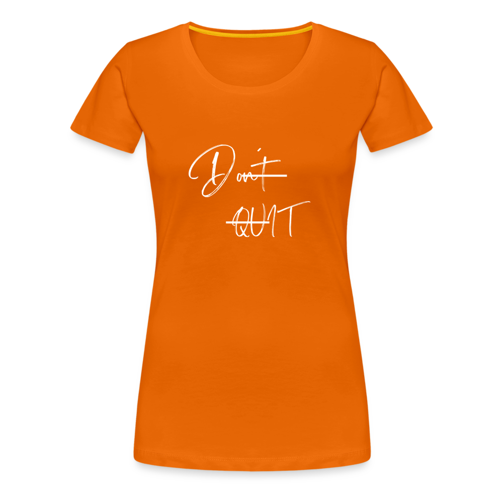 Frauen Premium T-Shirt - Orange