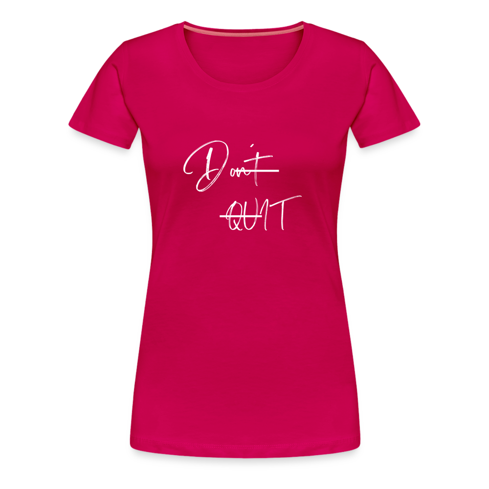 Frauen Premium T-Shirt - dunkles Pink