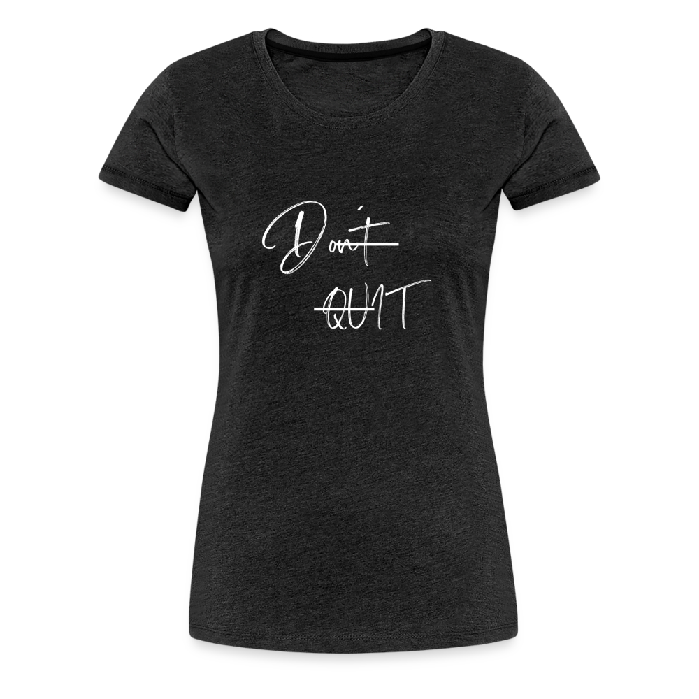 Frauen Premium T-Shirt - Anthrazit