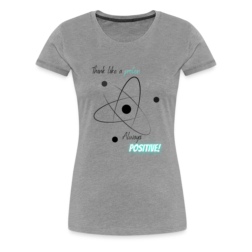 Frauen Premium T-Shirt - Grau meliert