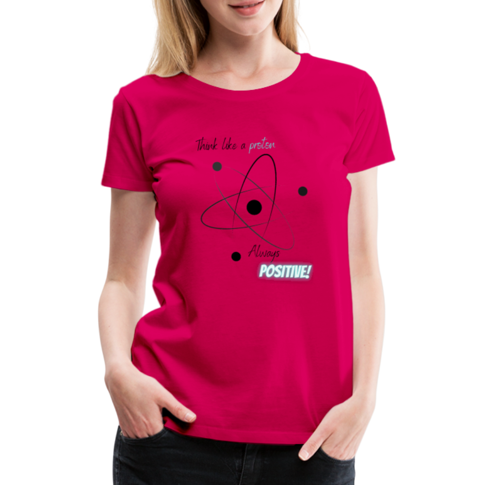 Frauen Premium T-Shirt - dunkles Pink