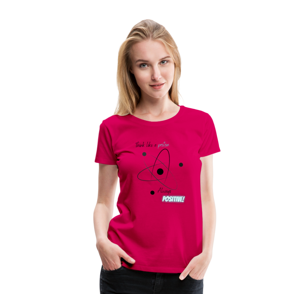 Frauen Premium T-Shirt - dunkles Pink