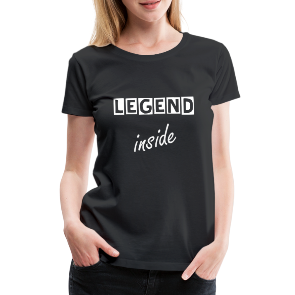 Frauen Premium T-Shirt - Schwarz