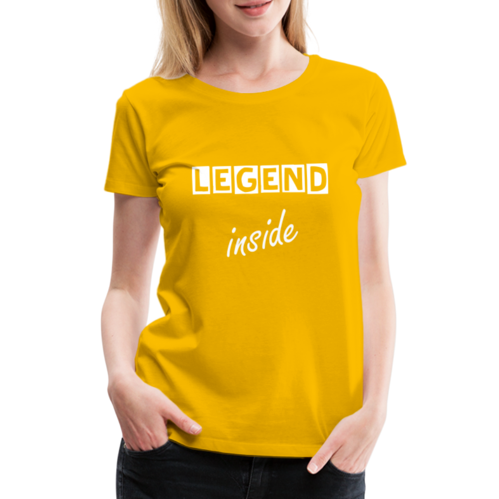 Frauen Premium T-Shirt - Sonnengelb