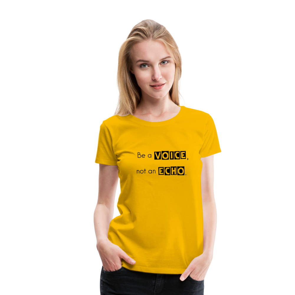 Frauen Premium - T-Shirt - Sonnengelb