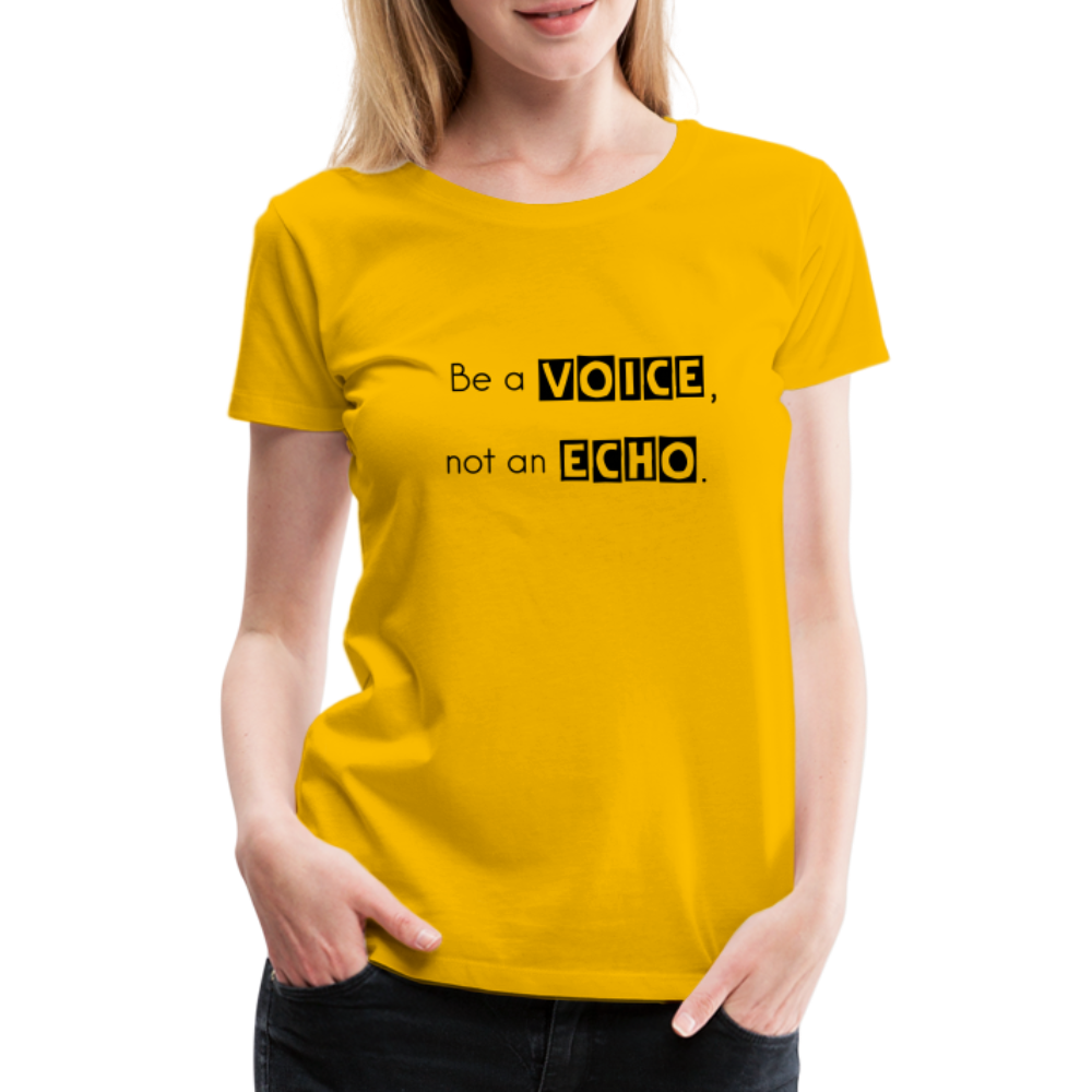 Frauen Premium - T-Shirt - Sonnengelb